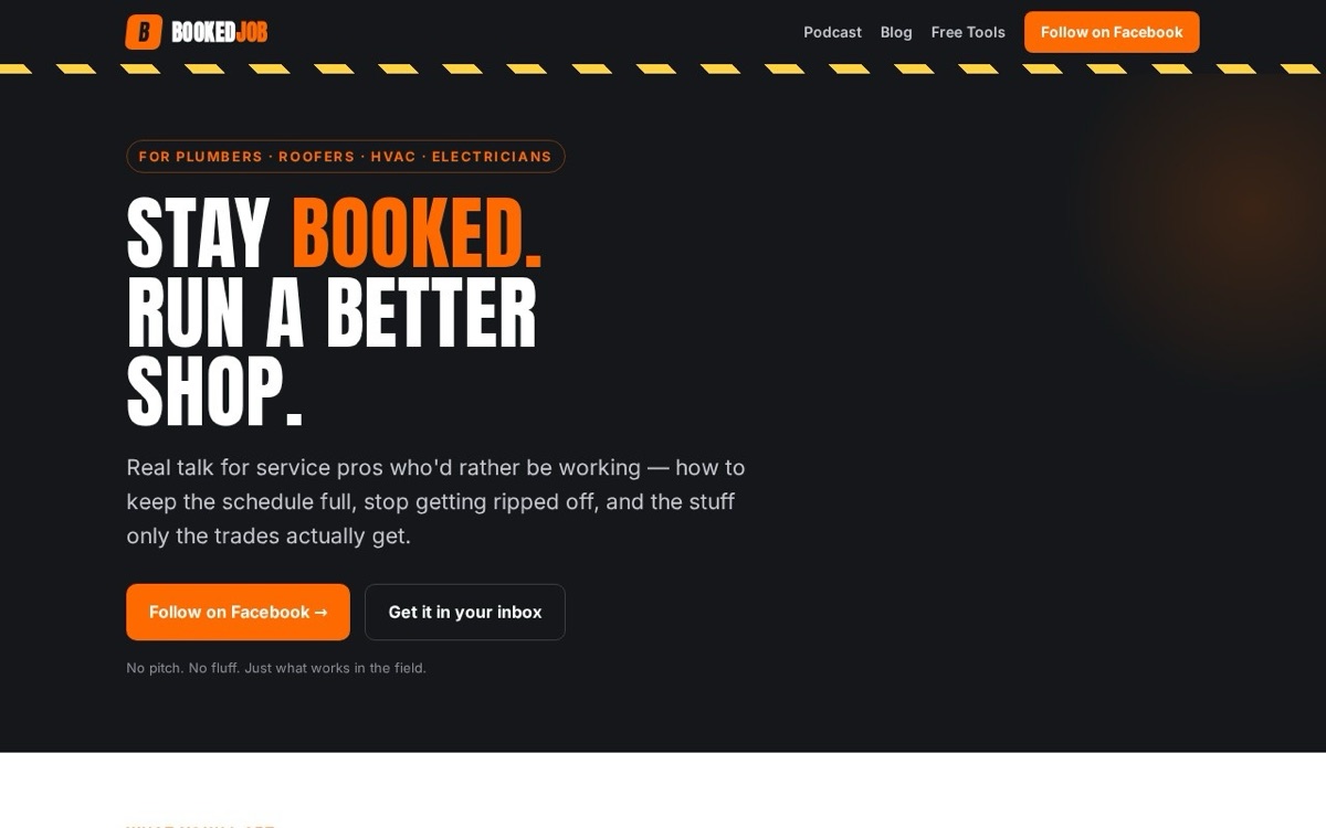 Booked Job website