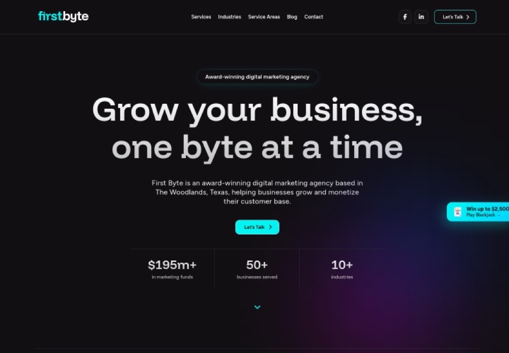 First Byte website