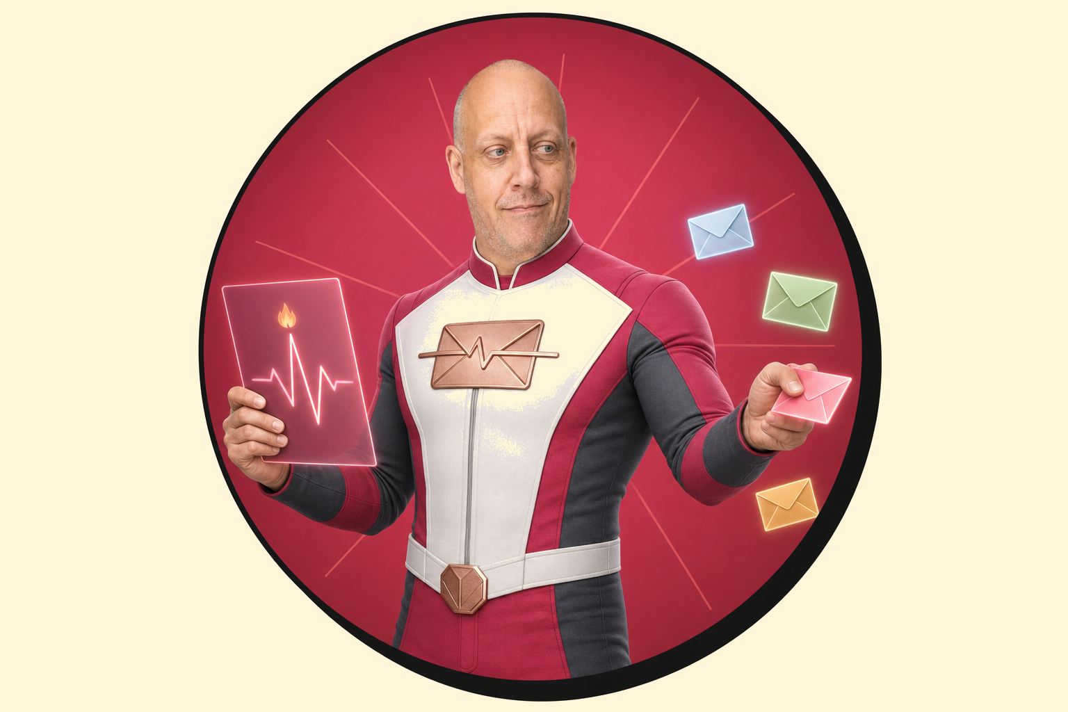 Aaron as Dr. Delivery