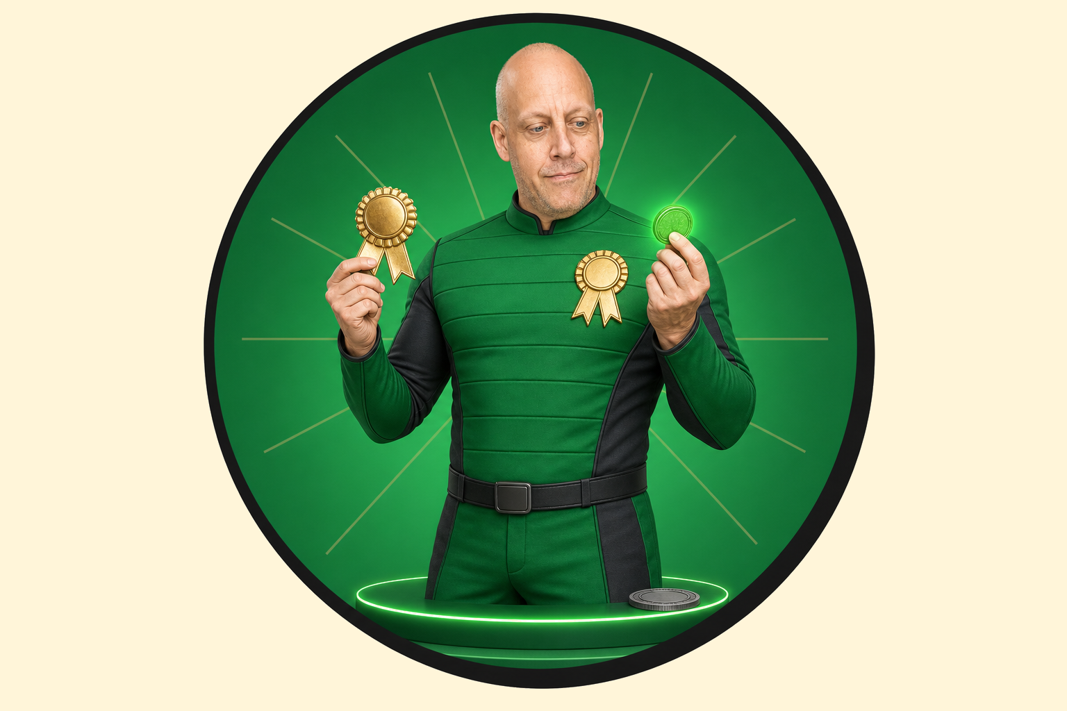 Aaron as Marquee