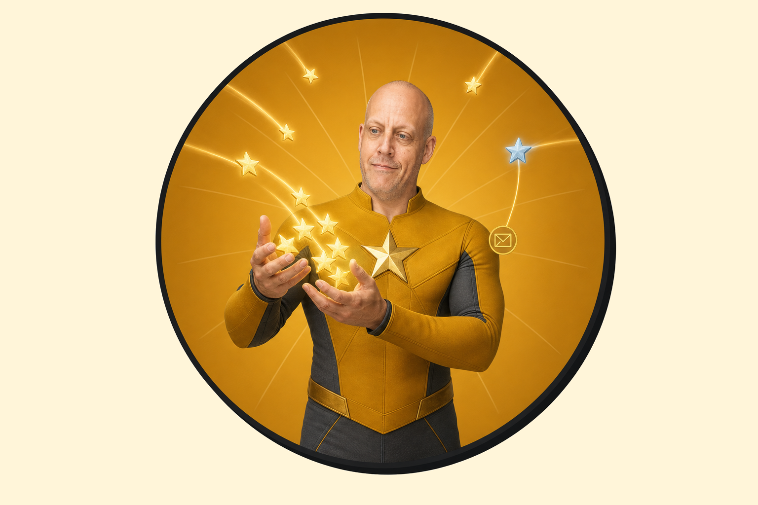 Aaron as 5-Star Man